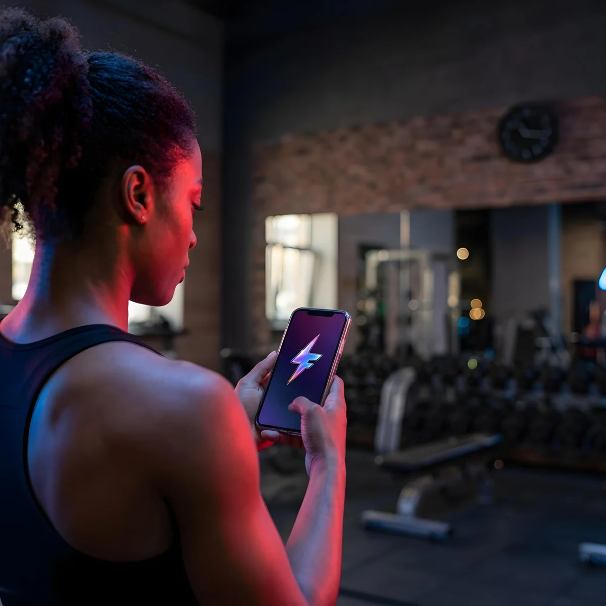 Live Fit app — opening screen